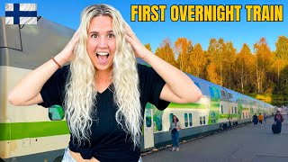 Our FIRST EVER Overnight Train Helsinki to Oulu Finland [upl. by Ayotol913]