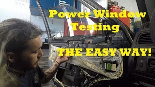 Power Window Testing the Easy Way [upl. by Swee]