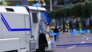 GTA 5 GILETS JAUNE VS CRS  LE RETOUR  LSPDFR 768 [upl. by Hollerman]