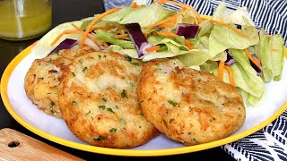 Tortitas de Papa con Atún 🍴 una receta de papas Bestial ✅ [upl. by Geier30]