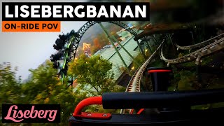 Lisebergbanan  Front Row POV  Liseberg  Gothenburg Sweden [upl. by Kristos]