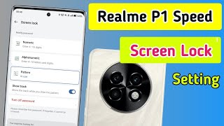 Realme p1 speed mobile mein screen lock kaise lagate Hainhow to set screen lock realme P1 speed [upl. by Ignacio]