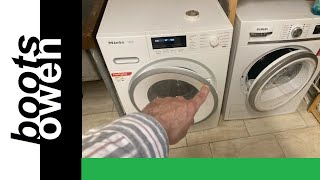 Operating instructions for Miele W1 washing machine [upl. by Ajat]