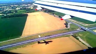 Landing at Saint Exupéry Airport  LyonFrance [upl. by Katushka835]