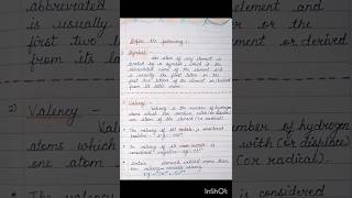 Elements compounds and mixtures  Chemistry hand written notes  shortsvideo [upl. by Herzog743]