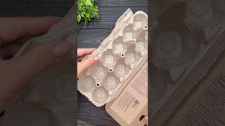 EASY Idea from Egg Carton Box EGG Tray Craft DIY Tutorial [upl. by Levenson583]