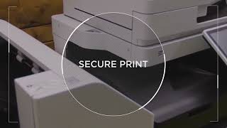 How To Secure Print with the Canon imageRUNNER ADVANCE DX [upl. by Mazur79]