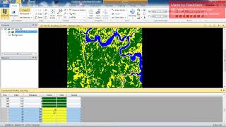 Erdas imagine 2014 tutorial 10 Density Slicing تصنيف الصور الفضائية [upl. by Jenica]