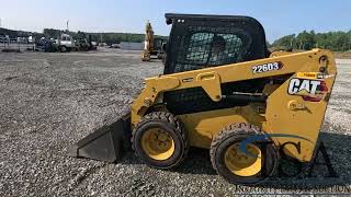 38765  2021 Cat 226D3 Skid Steer Will Be Sold At Auction [upl. by Ataeb]