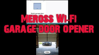 Meross Smart WiFi Garage Door Opener installation and impressions [upl. by Aerdnaz494]