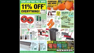 Menards Weekly Ad September 21 – October 1 2023 [upl. by Cecilla978]