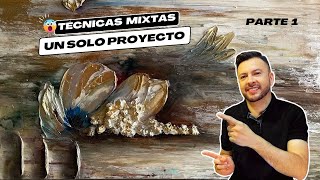 🆑 Cuadros Modernos con ESPÁTULA Acrílicos Abstractos  Parte 1 [upl. by Amyas579]