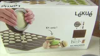 Lékué TV  Kit Macaron  Recipe Basic Macaron [upl. by Cirek415]