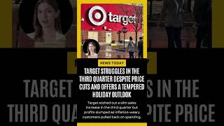 Target Struggles in the Third Quarter Offers a Tempered Holiday Outlook  shorts target news [upl. by Ssirk]