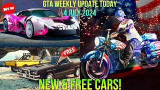 New Weekly Update JULY 4 2024 GTA ONLINE  New Car Free Car New Items Triple Money amp Sales [upl. by Shayne595]