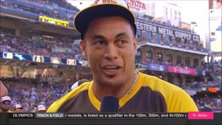 Giancarlo Stanton highlights  2016 Home Run Derby [upl. by Nrehtak]