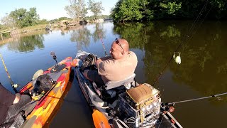 Piqua Ohio fishing Swift Run Lake [upl. by Crowell]