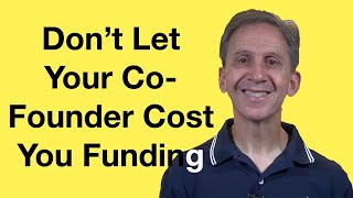 How To Handle CoFounder Issues When Youre Raising Money [upl. by Nauwaj497]