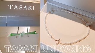 TASAKI UNBOXING 타사키 쁘띠펄 목걸이 언박싱 🛍💍 역시 작고 반짝이는 게 최고 ✨️ [upl. by Alverta]