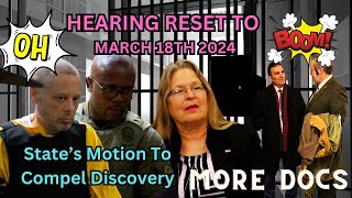 Hearing Reset Delphi  States Motion to Compel Discovery More Docs [upl. by Joseito288]