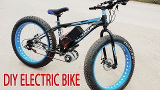 DIY Electric Bike 40kmh Using 350W Reducer Brushless Motor [upl. by Vite767]