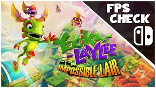 YookaLaylee and the Impossible Lair  FPS Check • Nintendo Switch Gameplay [upl. by Atinihc219]