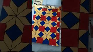 Tessellation pattern tlm illusion patternmaking shortvideo shortsfeed shorts ytshorts maths [upl. by Lindahl671]