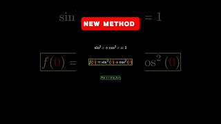 Most famous trig identity  maths [upl. by Turnbull40]