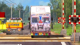 TATA 1615 Container  Goods Carrier Truck  Truck Simulator Game [upl. by Mommy611]