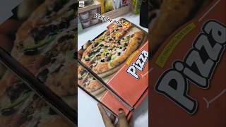 Pizza 🍕box reuse idea  best out of waste♻️reuse pizza diy youtube art shorts youtubeshorts [upl. by Nydroj]