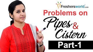 Aptitude Made Easy – Problems on Pipes and Cistern– Part 1 Basics and MethodsTricks [upl. by Charmion298]