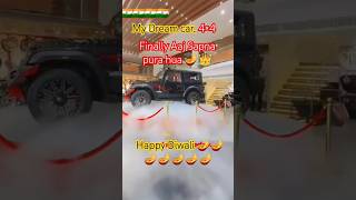 My Dream Car 4×4 Finally Happy Diwali par pura hua 👑🔥👍🪔dream shorts motivation funny diwali [upl. by Carli]