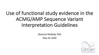 Functional Study Interpretation [upl. by Lowell]