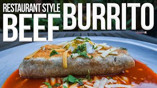 The Best Beef Burrito Recipe  SAM THE COOKING GUY 4K [upl. by Ellenod]