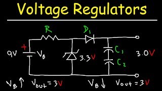 How To Make a Voltage Regulator Circuit Using Zener Diodes amp SuperCapacitors [upl. by Mir]