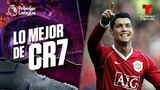 Cristiano Ronaldo y sus mejores jugadas en la Liga Inglesa  Premier League  Telemundo Deportes [upl. by Llennahc254]