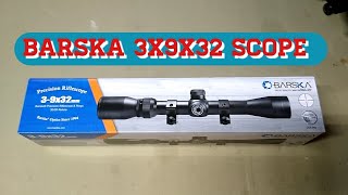 Barska 3x9x32 scope unboxing going to use for a budget rifle [upl. by Stanzel]