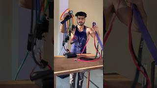 Resistance tube vs resistance band homeworkout equipment resistancebands viralshort [upl. by Airak650]