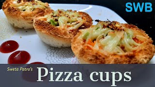 पिज्जा कप  Pizza Cups recipe in Hindi [upl. by Milan746]