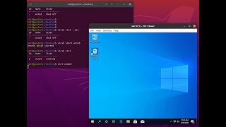 Install windows 10 on Ubuntu KVM [upl. by Aehsrop]