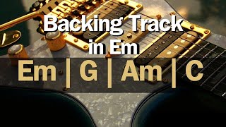 Backing Track in Em  Pop Rock  115 Bpm [upl. by Aznola]