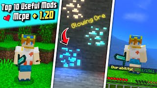 Top 10 Useful Mods For Minecraft Pe 120  Best Mods For Minecraft Pe 120  Devay Gaming [upl. by Nayra]