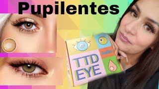 RESEÑA PUPILENTES Trinity Brown Nomi green TTDEYE [upl. by Sioux760]