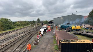 Severn Valley Railway  Live Rail Cam  Kidderminster Diesel Depot [upl. by Beata]