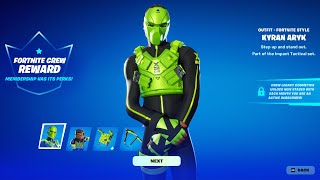 Kyran Aryk November 2024 Fortnite Crew Pack amp Legacy Styles Showcase [upl. by Ecnarwal351]