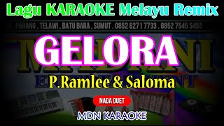 Karaoke GELORA Remix Melayu DUET P Ramlee amp Saloma KN7000 MADANIKeyboard [upl. by Ogdon]