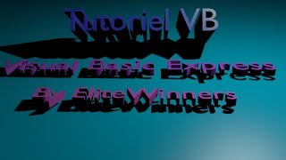 Tuto VB Comment faire un programme de dessin en visual Basic Express 20132014 [upl. by Lehcim]