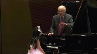 Harmony Zhu 2016 Master Class with Arie Vardi [upl. by Selma]