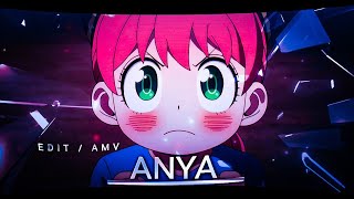 ANYA  BAD FEELING  EDIT  AMV  SPY X FAMILY [upl. by Samtsirhc462]