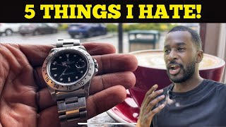 5 Things HATE About My Rolex Explorer II 16570 [upl. by Asial]